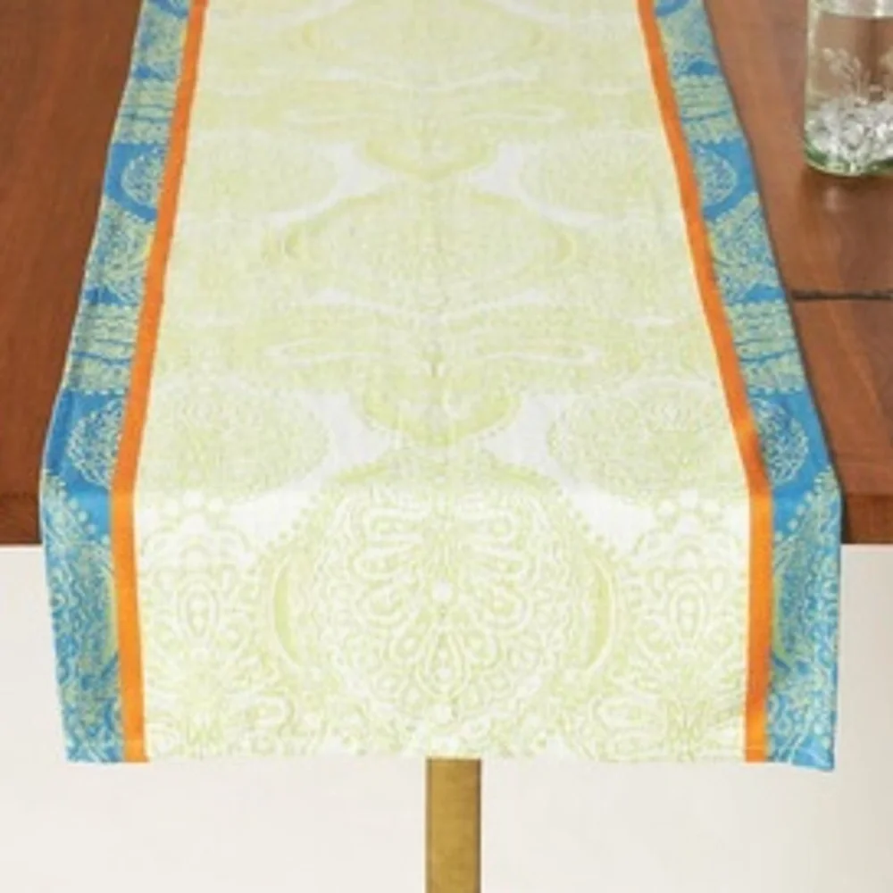 NWT Anthropologie Nifty Jacquard Table Runner